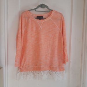 Saturday in Brooklyn Peach Sweater